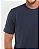 Camiseta Masculina de Manga Curta Meia Malha Fio Penteado - Azul Marinho - Imagem 3