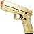 Pistola de Airsoft VG GK-V20 Gold Metal Mola Spring 6mm - Rossi - Imagem 3