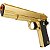 Pistola de Airsoft Vigor VG 1911 V14 Gold Metal Mola Spring 6mm - Rossi - Imagem 3