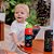 Garrafa Térmica Infantil Funtainer F401 Tubarão no Espaço Thermos - 355ml - Imagem 3