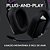 Headset Gamer Logitech G535 Lightspeed Wireless  Preto - 981-000971 - Imagem 4