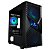 Gabinete Gamer OnePower Fractal Mid-Tower Lateral de Vidro Preto - CC-201B - Imagem 1