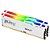Memória Kingston Fury Beast 32GB (2x16GB) DDR5 6000MHz RGB CL36 White - KF560C36BWE2AK2-32 - Imagem 2