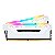 Memória Corsair Vengeance RGB 16GB (2x8GB) 3000Mhz DDR4 Branca C15 - CMW16GX4M2C3000C15W - Imagem 2