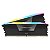 Memória RAM Corsair Vengeance RGB 64GB (2x32GB) DDR5 4800 MHz - CMH64GX5M2A4800C - Imagem 1