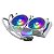 Water Cooler para Processador Cooler Master MasterLiquid ML240 Illusion MLX-D24M-A18PW-R1 RGB - Branco - Imagem 2