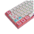 Teclado Mecânico Gamer Akko 3061S World Tour Tokyo OSA R2 60% Hot-Swap RGB Switch Akko Jelly Pink ANSI Rosa e Branco - Imagem 4