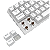 Teclado Mecânico Gamer T-Dagger Arena Pro 60% Sem Fio Rainbow Branco Switch Marrom ABNT2 T-TGK321W PRO-BR - Imagem 6