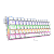 Teclado Mecânico Gamer T-Dagger Arena Pro 60% Sem Fio Rainbow Branco Switch Marrom ABNT2 T-TGK321W PRO-BR - Imagem 5