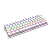 Teclado Mecânico Gamer T-Dagger Arena Pro 60% Sem Fio Rainbow Branco Switch Marrom ABNT2 T-TGK321W PRO-BR - Imagem 3