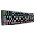 Teclado Mecânico Gamer T-Dagger Rebel Full Size Rainbow Preto Switch Marrom ABNT2 T-TGK328-BR - Imagem 1