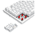 Teclado Mecânico Gamer T-Dagger Megatre 75% Rainbow Branco Switch Marrom Hot-Swap ABNT2 T-TGK326W-BR - Imagem 6