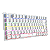 Teclado Mecânico Gamer T-Dagger Megatre 75% Rainbow Branco Switch Marrom Hot-Swap ABNT2 T-TGK326W-BR - Imagem 5