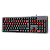 Teclado Mecânico Gamer T-Dagger Bermuda Preto Single Color LED Vermelho Laterais RGB Switch Azul Full Size ABNT2 T-TGK312-BL - Imagem 3