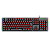 Teclado Mecânico Gamer T-Dagger Bermuda Preto Single Color LED Vermelho Laterais RGB Switch Azul Full Size ABNT2 T-TGK312-BL - Imagem 1