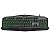 Teclado Gamer T-Dagger Minesweeping Membrana Preto Single Color LED Verde Full Size ABNT2 T-TGK103 - Imagem 4
