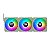 Kit Fan Thermaltake TT CT140 EX ARGB Matcha Green 3x140mm - Imagem 2