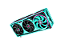 Placa de Vídeo ASUS ROG Astral GeForce RTX 5080 OC 16GB GDDR7 Hatsune Miku Edition - 90YV0LV9-MVAA00 - Imagem 3