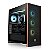 Gabinete Gamer Thermaltake S370 Wood Style TG Black Mid Tower 4x CT120 PWM - CA-11J-00M1WN-00 - Imagem 1
