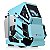 Gabinete Gamer Thermaltake AH T200 Turquoise Open Frame Micro Case Vidro Temperado - CA-1R4-00SBWN-00 - Imagem 1