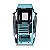 Gabinete Gamer Thermaltake AH T200 Turquoise Open Frame Micro Case Vidro Temperado - CA-1R4-00SBWN-00 - Imagem 6