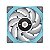 Ventoinha Thermaltake TOUGHFAN 12 Turquoise 120mm PWM Alta Pressao Estatica - CL-F117-PL12TQ-A - Imagem 1