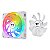 Kit 3 Ventoinhas Thermaltake SWAFAN EX12 ARGB Sync White 120mm Magnetica - CL-F169-PL12SW-A - Imagem 2