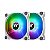 Fan Thermaltake Pure Duo 14 ARGB Sync White 140mm PWM 2-Fan Pack - CL-F098-PL14SW-B - Imagem 1