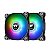 Fan Thermaltake Pure Duo 14 ARGB Sync Black 140mm PWM 2-Fan Pack - CL-F116-PL14SW-B - Imagem 1