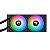 Water Cooler Thermaltake LA240-S ARGB Sync Black AIO 240mm LCD 2x120mm - CL-W461-PL12SW-A - Imagem 4