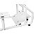 Cockpit Simulador de Corrida Thermaltake GR300 Branco Estrutura de Aco e Assento PVC Ajustavel - GSC-R30-CPASWH-01 - Imagem 5