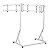 Suporte Triplo de Monitores Thermaltake Pro Snow Branco em Aco ate 3x 20kg para Cockpit GR500 GF500 - GSC-MSP-MDSLWH-01 - Imagem 6