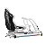 Cockpit Simulador de Corrida Thermaltake GR500 Branco Aluminio Fibra de Vidro RGB - GSC-R50-CPASWH-01 - Imagem 2
