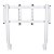 Suporte de Monitor Thermaltake GR300 Branco para Cockpit Simulador de Corrida 32-50 pol VESA Aco - GSC-R3M-MDSLWH-01 - Imagem 2