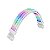 Cabo de Extensão Thermaltake Tt Mod ARGB 8 Pinos Branco 54 LEDs 5V 3 Pinos 34,5cm - AC-082-CN6NAN-A1 - Imagem 2