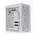 Gabinete Thermaltake CTE C700 Air Snow Mid Tower Mesh 3 Fans CT140 - CA-1X7-00F6WN-00 - Imagem 1