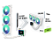 Water Cooler ASRock Challenger White 360 Digital ARGB 360mm com Display - 90-ACLA36-WAAGA6 - Imagem 1