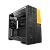 Gabinete Gamer Geometric Future Model 5 Vent Preto e Amarelo com 5 Fans - GEO-M5VF-BY - Imagem 2