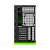 Gabinete Gamer Geometric Future Model 5 NVIDIA Style Edição Limitada Preto e Verde Sem Fan - GEO-M5-BNV - Imagem 7