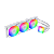 Water Cooler Geometric Future Eskimo Pro 360mm RGB Branco - GEO-EP-36W - Imagem 3