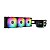 Water Cooler Geometric Future Eskimo Igloo Neon 360mm RGB Preto - GEO-EI-N36B - Imagem 2
