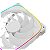 Kit 3 Fans Geometric Future Squama 2503R Reverse Blade 140mm RGB Branco - GEO-S2503RW-14T - Imagem 6