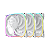 Kit 3 Fans Geometric Future Squama 2503R Reverse Blade 140mm RGB Branco - GEO-S2503RW-14T - Imagem 1