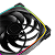 Kit 3 Fans Geometric Future Squama 2503R Reverse Blade 140mm RGB Preto - GEO-S2503RB-14T - Imagem 5