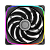 Kit 3 Fans Geometric Future Squama 2503 140mm RGB Preto - GEO-S2503B-14T - Imagem 3