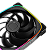 Kit 3 Fans Geometric Future Squama 2503 140mm RGB Preto - GEO-S2503B-14T - Imagem 6