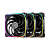 Kit 3 Fans Geometric Future Squama 2503 140mm RGB Preto - GEO-S2503B-14T - Imagem 1
