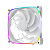 Fan Geometric Future Squama 2503 140mm RGB Branco - GEO-S2503W-14S - Imagem 1
