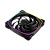 Fan Geometric Future Squama 2503 140mm RGB Preto - GEO-S2503B-14S - Imagem 4