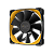 Kit 3 Fans Geometric Future Squama 2505Y 120mm Preto - GEO-S2505Y-3 - Imagem 2